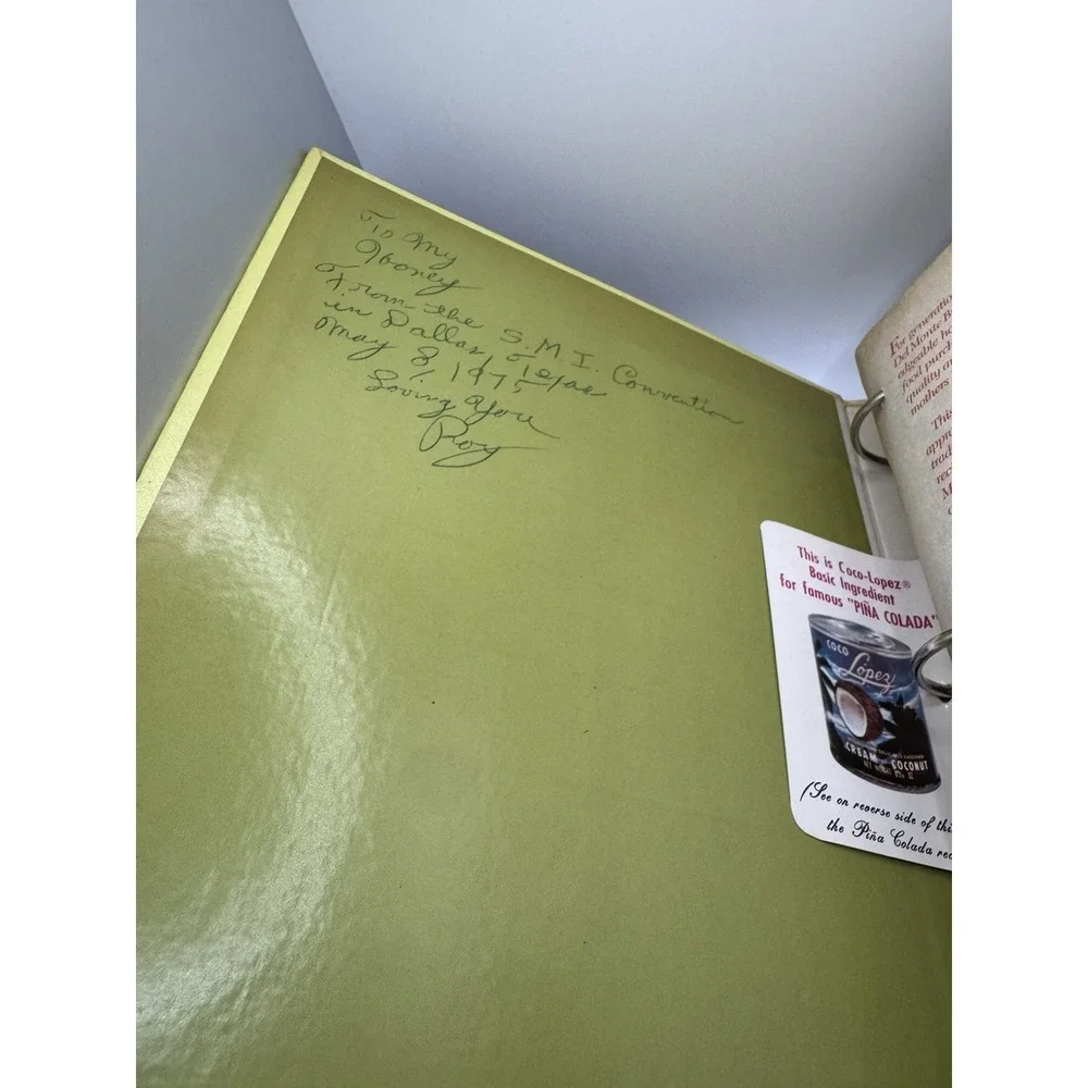 Vintage Del Monte Kitchens Cookbook, 1972 Binder Hardcover First Printing